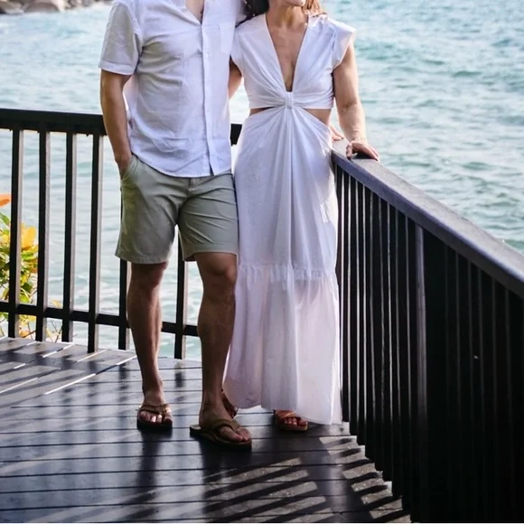 A. L. C. Alexandria dress in white size 4. Worn once and dry cleaned! - Picture 6 of 8